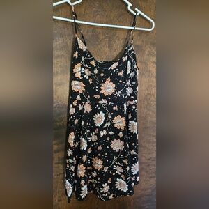 American Eagle Outfitters Orange and White Midi Skirt